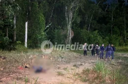 Corpo de homem é encontrado com marcas de tiros em área de mata na BR-174, em Manaus