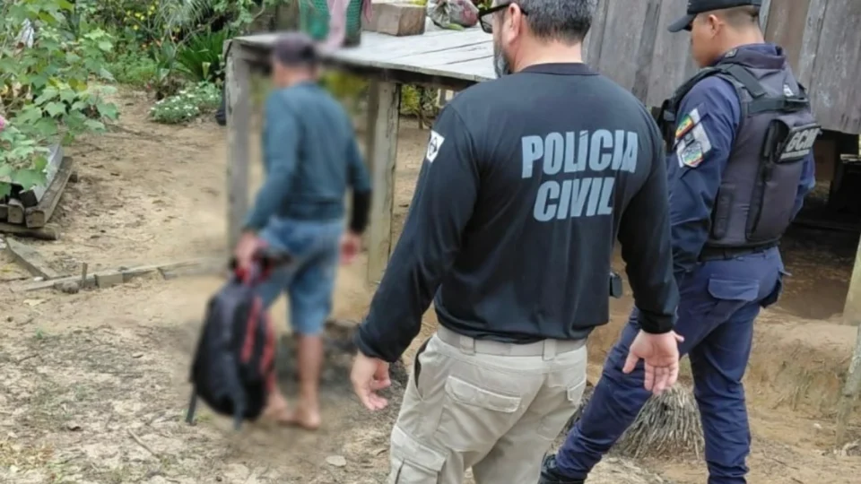 Idoso é preso suspeito de estuprar a própria sobrinha de 4 anos no interior do Amazonas