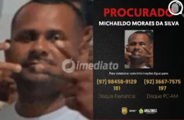 Homem conhecido como ‘Nego’ é procurado por matar amigo a facadas e roubar embarcação no Amazonas