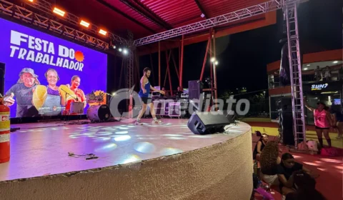 Festa do trabalhador anima Ponta Negra com fit dance, gastronomia e shows em Manaus