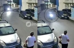 VEJA VÍDEO: Idosa é assaltada por motoqueiro ao sair de casa durante a madrugada no bairro Petrópolis, em Manaus