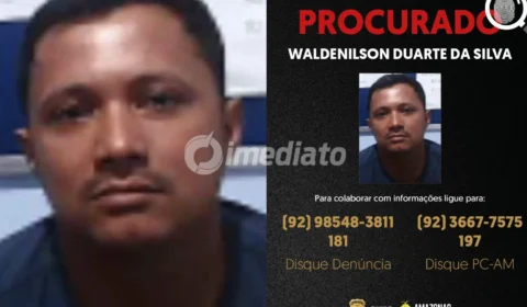 Polícia Civil divulga imagem de homem procurado por estupro de vulnerável contra criança de 11 anos, em Beruri