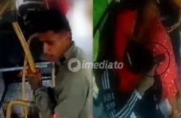 VÍDEO: Bandidos armados rendem passageiros durante assalto a ônibus da linha 126 em Manaus