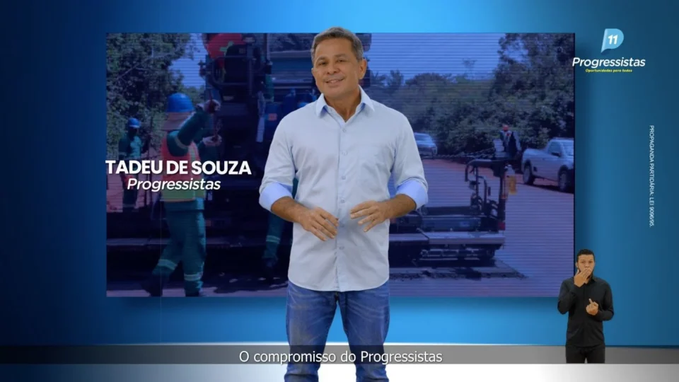Tadeu de Souza vira destaque em propaganda do PP no Dia do Trabalhador
