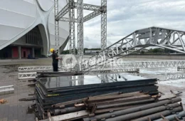 Arena da Amazônia inicia montagem de palco para o Norte Bumbás