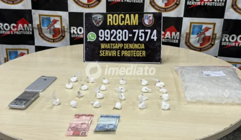Suspeito de tráfico é detido com drogas no bairro Alvorada