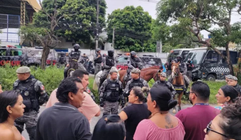 Clima de tensão marca transferência de presos militares durante a Operação Sentinela Maior, na manhã desta terça-feira