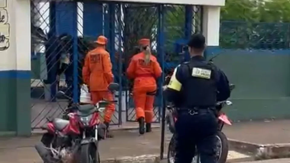 Briga generalizada durante Jogos Escolares mobiliza PM e Bombeiros em escola de Porto Velho