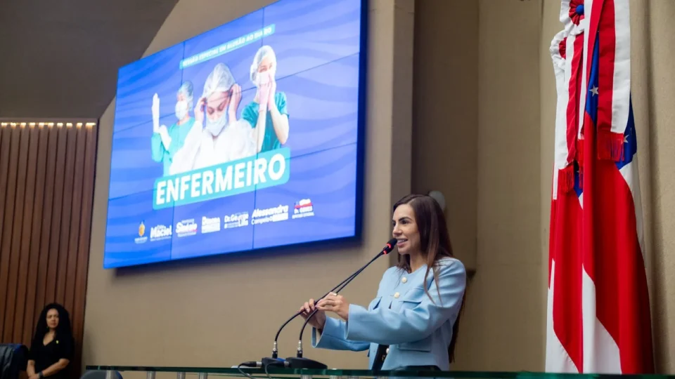 Débora Menezes pede aprovação de PL que dobra aposentadoria de enfermeiros do Amazonas