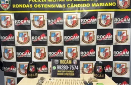 ROCAM apreende maconha, oxi, cocaína e balanças de precisão após denúncia anônima no bairro Novo Aleixo 