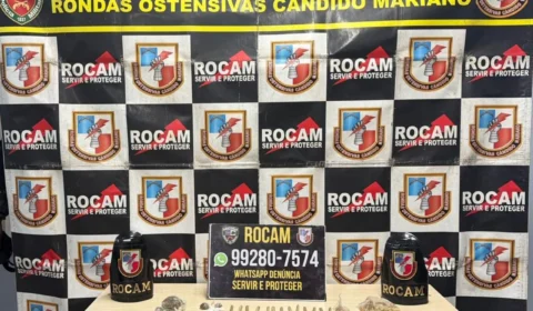 ROCAM apreende maconha, oxi, cocaína e balanças de precisão após denúncia anônima no bairro Novo Aleixo 