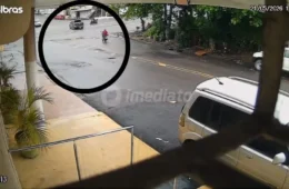 Vídeo mostra o momento exato da batida fatal que tirou a vida de jovem motociclista em Manaus