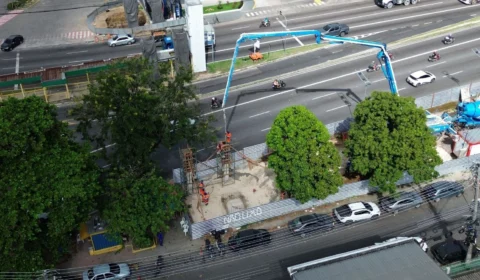 Avenida Torquato Tapajós terá interdições temporárias para avanço de obras de passarela em Manaus