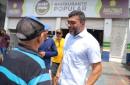 Wilson Lima destaca Programa Prato Cheio durante visita a unidade no bairro Alvorada, em Manaus