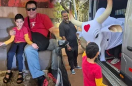 VÍDEO: Menino com Transtorno do Espectro Autista realiza sonho e conhece o Boi Garantido em encontro emocionante em Brasília