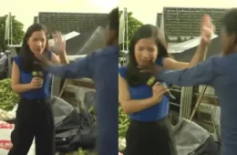 VEJA VÍDEO: Repórter é empurrada e agredida durante transmissão ao vivo em Mercado Central; emissora repudia o caso