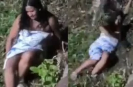 VEJA VÍDEO: Mulher escorrega em barranco para não perder barco pós-Festival de Parintins