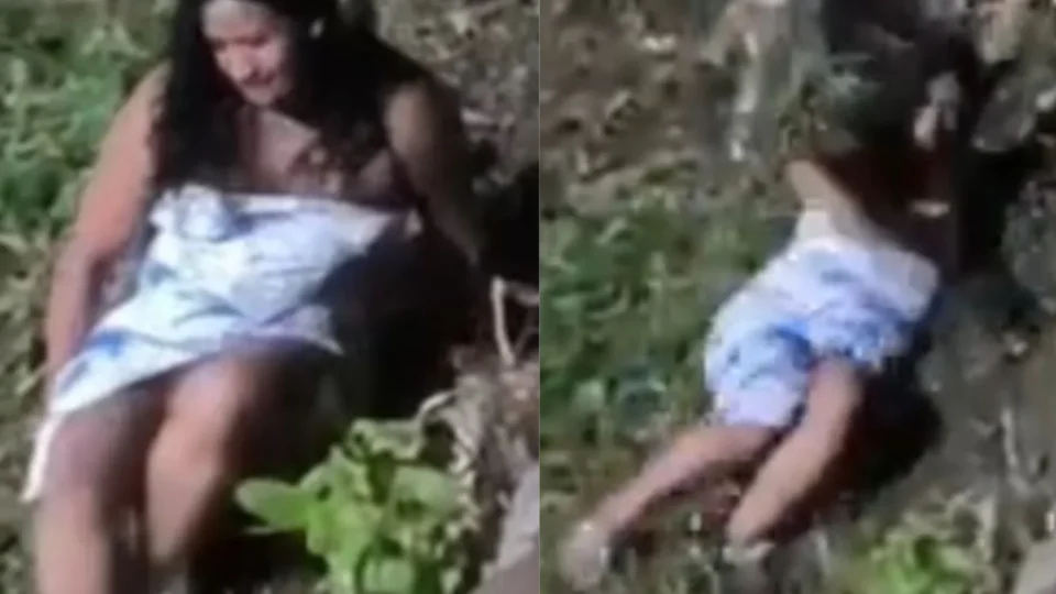 VEJA VÍDEO: Mulher escorrega em barranco para não perder barco pós-Festival de Parintins