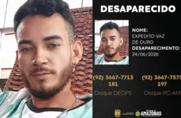 Homem com deficiência auditiva e não alfabetizado está desaparecido em Manaus após sair de unidade prisional