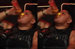 VEJA VÍDEO: Influenciadora digital Eliana Franco impressiona ao beber frasco inteiro de molho de pimenta ao vivo durante participação em podcast