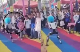 VEJA VÍDEO: Robô humanoide usando peruca acerta criança com chute durante apresentação pública 