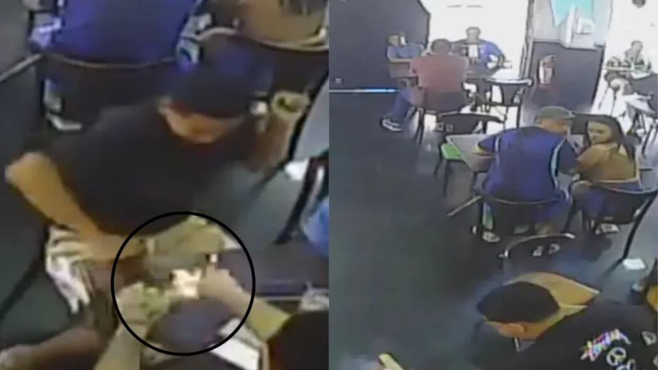VEJA VÍDEO: Criança de 7 anos fica ferida após grupo de garotos soltarem rojão dentro de lanchonete; câmeras registram explosão