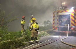 Veja vídeo: Incêndio atinge área de vegetação no Grande Vitória após queima de fogos