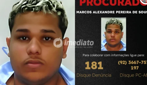 Polícia Civil divulga imagem de homem procurado por envolvimento em esquema de fraude e adulteração de veículos no Amazonas