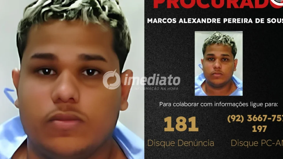 Polícia Civil divulga imagem de homem procurado por envolvimento em esquema de fraude e adulteração de veículos no Amazonas