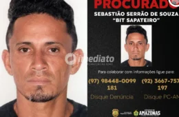 ‘Bit Sapateiro’ é procurado por tentativa de homicídio após atacar homem com golpes de madeira no interior do Amazonas