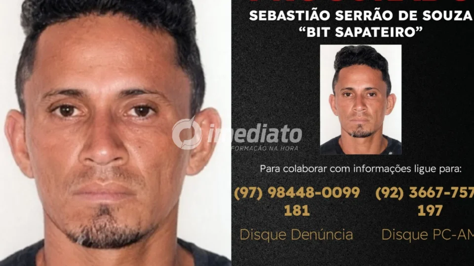 ‘Bit Sapateiro’ é procurado por tentativa de homicídio após atacar homem com golpes de madeira no interior do Amazonas