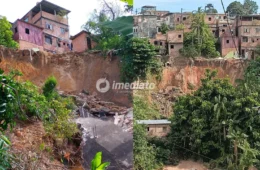 VÍDEO: Casa desmorona na Rua São Francisco e assusta moradores do Mauazinho
