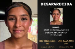Família pede ajuda para localizar adolescente desaparecida na zona centro sul de Manaus