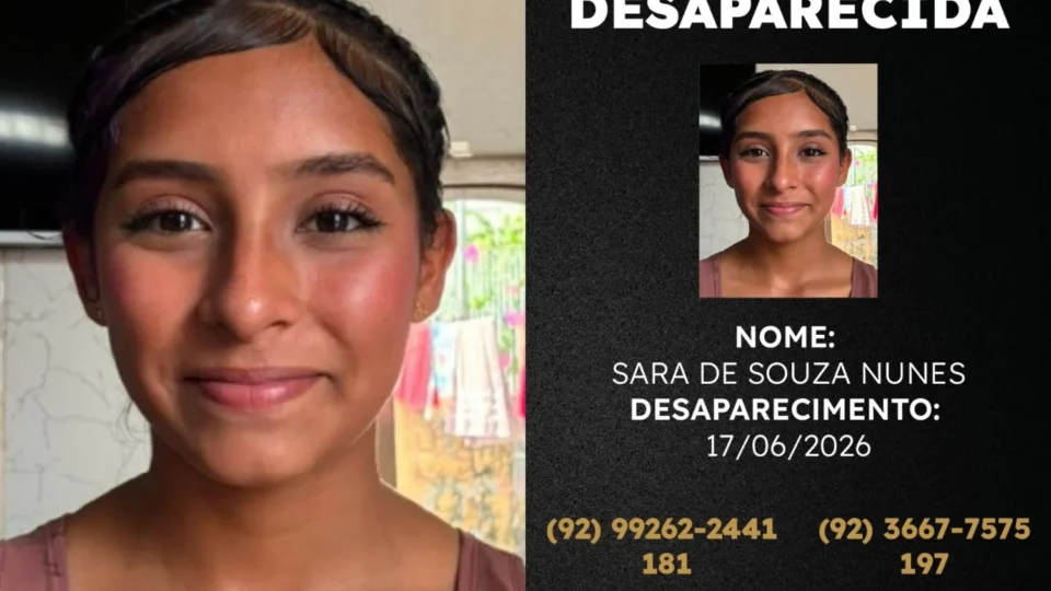 Família pede ajuda para localizar adolescente desaparecida na zona centro sul de Manaus