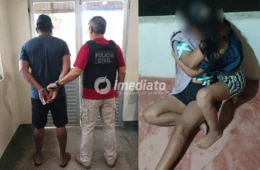 VEJA VÍDEO: Homem bêbado agride e tenta matar companheira na frente da filha durante crise de ciúmes em confraternização no Amazonas