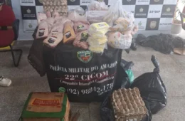 Funcionárias são presas após furtar picanha, ovos e queijos de bar e restaurante no bairro Vieiralves, em Manaus