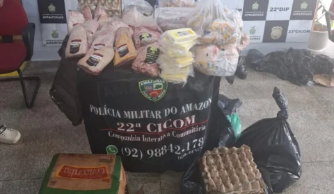 Funcionárias são presas após furtar picanha, ovos e queijos de bar e restaurante no bairro Vieiralves, em Manaus