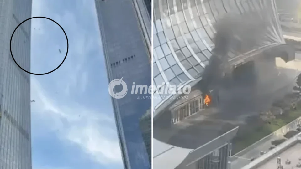VEJA VÍDEO: Avião de pequeno porte colide contra ‘Citic Tower’ arranha-céu de 109 andares em Pequim