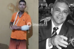 VEJA VÍDEO: Suspeito preso confessa e diz que tiro que matou comerciante durante assalto atravessou o próprio braço antes de atingir a vítima em Manaus