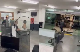 Vídeo: Mulher trans furta celular de policial, foge da delegacia e acaba presa novamente no Distrito Federal