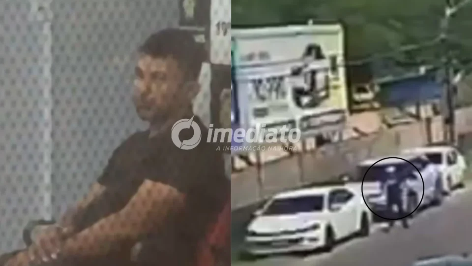 VEJA VÍDEO: Homem é preso pela Rocam após ser flagrado furtando veículo em frente a leilão do Detran, em Manaus