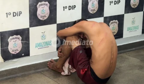 Homem é preso após tentar roubar celular e ferir vítima com objeto perfurante no bairro Nossa Senhora das Graças