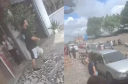 Vídeo: Confusão no trânsito termina com perseguição, tiros e três conduzidos à delegacia na Zona Norte de Manaus
