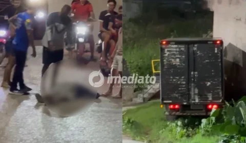 VEJA VÍDEO: Motorista se joga de veículo e fica gravemente ferido após caminhão-baú sofrer falha mecânica e perder o controle em Rio Preto da Eva