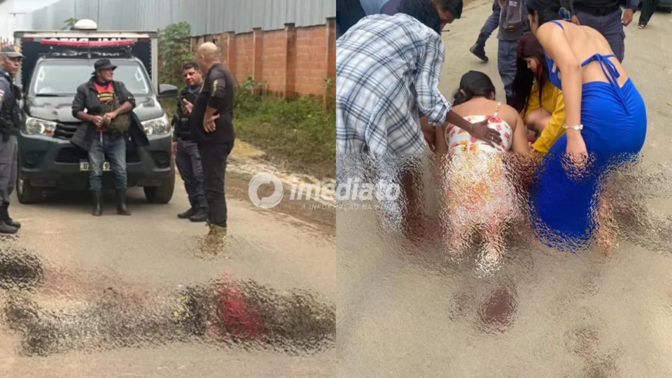 Imagens fortes: veja como ficou o corpo de “Patinho” após ser morto a tiros no Tarumã; familiares se desesperam ao chegar ao local