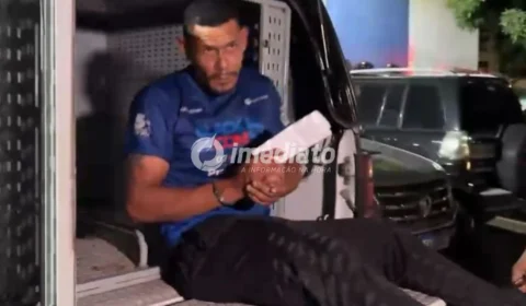Suspeito de assaltos é preso com simulacro de arma durante patrulhamento da Romu na Avenida das Torres