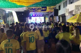 Torcedores lotam a Rua Santa Isabel e mantêm confiança na vitória do Brasil durante estreia na Copa do Mundo de 2026