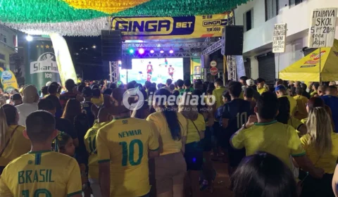 Torcedores lotam a Rua Santa Isabel e mantêm confiança na vitória do Brasil durante estreia na Copa do Mundo de 2026