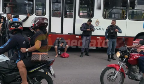 Veja vídeo: PM afirma que mulher morta em acidente atingiu cone de obra antes de ser atropelada por ônibus da linha 675