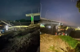 Ponte de R$ 36 milhões desaba dias após ser inaugurada e deixa pessoas feridas no Acre